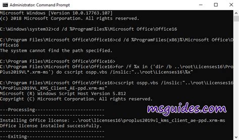 ms office activator cmd|activate microsoft office 2019 using cmd.